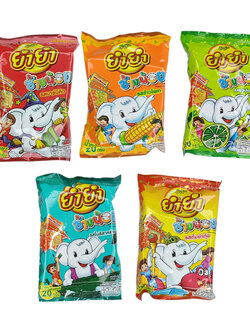 YumYum Changnoi Instant Noodle ยำยำช้างน้อย บะหมี่สำเร็จรูป ขนาด 20 กรัม