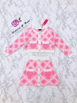 KS Set เซ็ทเสื้อแจ็คเก็ตกับกระโปรงแสนสวย