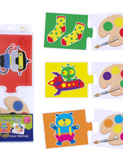 เกมต่อภาพจับคู่ ชุดจับคู่สี ET-586