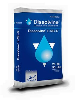 [25KG] ผงจุลธาตุแมกนีเซียมคีเลตอีดีทีเอ Dissolvine E-MG-6 (EDTA MgO 10.3%; Aczonobel Netherland) บรรจุ 25 กิโลกรัม