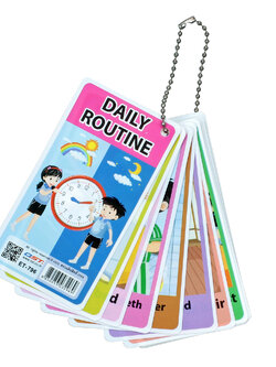 บัตรคำ Flashcards พกพา ชุด24ใบ