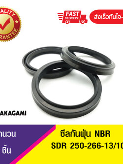 SDR 250-266-13/10ซีลกันฝุ่น ซีลกวาดฝุ่น ซีลรูดฝุ่น(NBR) Wiper SEAL ( 1ชิ้น)
