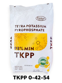 TKPP-Tetra Potassium pyro Phosphate Fair-PP 0-42-54 สะสมอาหาร ยับยั้งการแตกใบอ่อน บรรจุ 25 กิโลกรัม