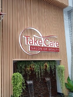 #ป้ายอะคริลิคไฟออกรอบตัวหน้าติดสติ๊กเกอร์รองหลังพาสวู๊ด