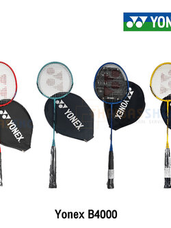 (ของแท้ 100%) ไม้แบดมินตั้น ไม้แบด พร้อมซอง Yonex รุ่น B4000