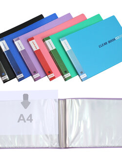 แฟ้มแคตตาล็อก A4 20 ช่อง แนวนอน PL-501Q