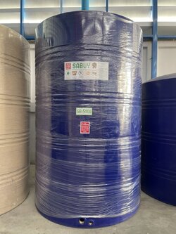 แทงค์น้ำ 5000 ลิตร SABUY รุ่นสีน้ำเงิน กันตะไคร่น้ำ ข้อต่อทองเหลือง (แถมลูกลอย 1 นิ้วทองเหลือง) ส่งฟรีกทม.ปริมณฑล (สั่ง3ใบส่งฟรีต่างจังหวัดระยะทางไม่เกิน300 กิโลเมตร)