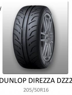 DUNLOP DIREZZA DZZ2 205/50R16