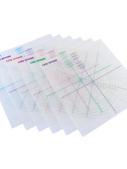 แผ่นรองตัดเค้ก 35x35 ซม. พิมพ์สกรีนสเกล MC-120