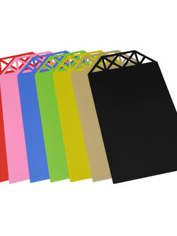 บอร์ดพลาสติก SB-002 เจาะลายเหลี่ยม