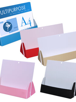 กล่องสมุดโน้ต กล่องแผ่นพับ A4 พีพีโฟมสแตนด์