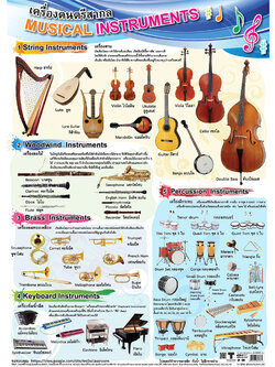 โปสเตอร์ความรู้ เครื่องดนตรีสากล No.176