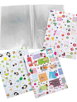 แฟ้มแคตตาล็อก A4 ปกลาย Congratulation