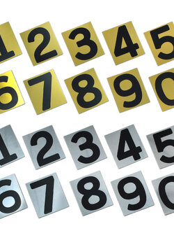 แผ่นตัวเลข 0-9 ขนาด 4.7x5.6 ซม