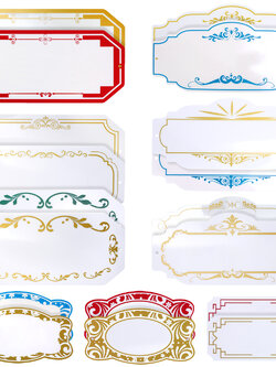 Blank Plastic Signs with Frame Printed Quick Pad