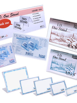 Horizontal Single-Sided Clear Acrylic Sign Holders series L