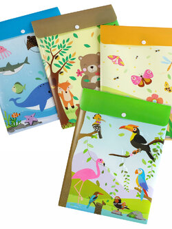 ซองกระดุม A4 ลายThe Nature