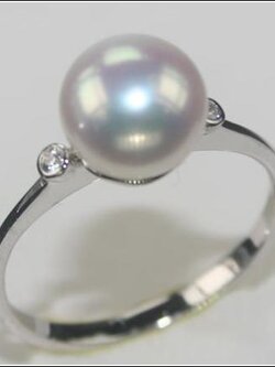 แหวนไข่มุกแท้