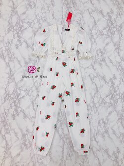 KS Jumpsuit จั้มสูทขายาวแสนสวย งานปักทั้งตัว