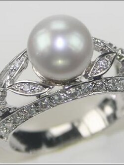 แหวนไข่มุกแท้