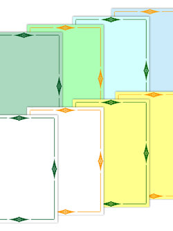 บอร์ดพลาสติก 50x70 ซม. ลายไทย 3