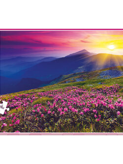 Jigsaw Puzzle ตัวต่อจิ๊กซอว์ 500 ชิ้น T067 Landscapes วิวธรรมชาติ Valley of Flowers India รูปหุบเขาแห่งดอกไม้ ประเทศอินเดีย MagicLand6
