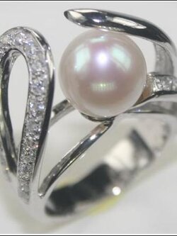 แหวนไข่มุกแท้