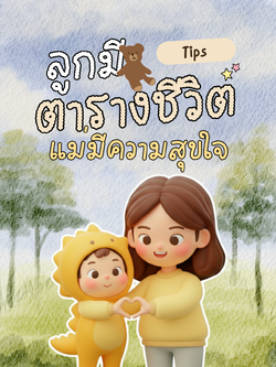 ลูกมีตารางชีวิต แม่มีความสุขใจ