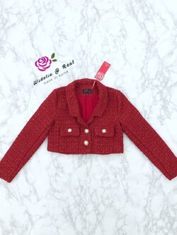 Korea Blazer เสื้อเบลเซอร์ผ้าทวีตชาแนลสุดหรู