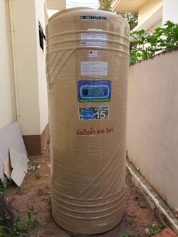 แทงค์น้ำ แกรนิตทราย 800 ล ทึบแสง100% กันตะไคร่น้ำ สำหรับบรรจุน้ำดื่ม แถมลูกลอย ส่งฟรีกทม.ปริมณฑล ส่งฟรีถึงระยอง ปราณบุรี กาญฯ ปากช่องฯ