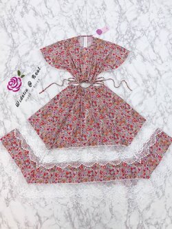 Janesuda Dress เดรสแขนระบายแสนสวย (ลายใหม่)