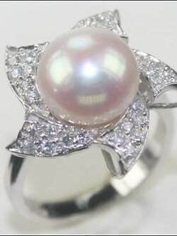 แหวนไข่มุกแท้