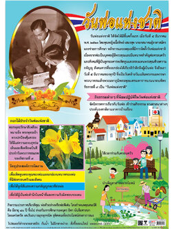 โปสเตอร์ความรู้ วันพ่อแห่งชาติ No.534
