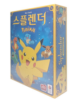 Game Board Splendor Pokemon Board Game เกมกระดาน เกมการ์ดค้าเพชร ลายโปเกมอน เล่นได้หลายคน