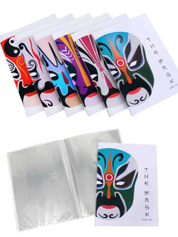 แฟ้มแคตตาล็อก A4 ปกลายหน้ากาก