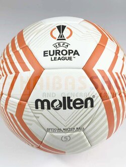 ลูกฟุตบอล ลูกบอล Molten F5U5000-23 ของแท้ ฟุตบอลหนัง PU หนังเย็บ เบอร์ 5 ตัว top Official Match ball ยูโรป้าล่าสุด (ของแท้ 100%)