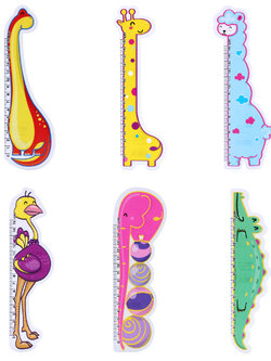 ไม้บรรทัด ที่คั่นหนังสือ ชุดสัตว์หรรษา