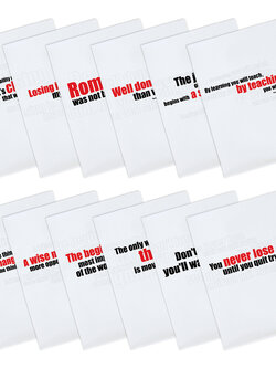 แฟ้มซอง A4 พิมพ์ลายคำคม