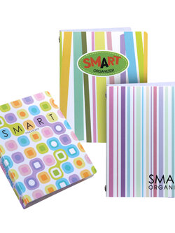 สมุดเขียนบันทึกออร์กาไนเซอร์ ปกพลาสติก ลายสมาร์ท