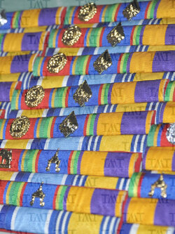 แพรแถบย่อเครื่องราช (แบบ 6 ชนิด) สำหรับชุดข้าราชการ (เลือกระดับด้านใน)