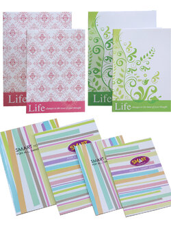 สมุดเขียน ปกพลาสติก พิมพ์ลาย