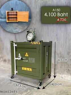 ตู้เหล็ก ตู้โชว์ ตู้หัวเตียง ตู้ข้างเตียง รุ่นA150 เฟอร์นิเจอร์ตู้คอนเทนเนอร์ ตู้เก็บของเหล็ก ตู้เก็บรองเท้า ตู้หนังสือ ตู้เอกสาร ตู้โชว์ฟิกเกอร์ ตู้โชว์โมเดล ตู้เก็บปืน ชั้นวางทีวี ตู้ลิ้นชัก