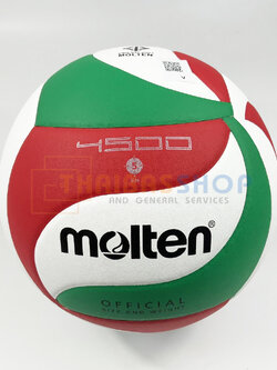 (ของแท้ 100%) ลูกวอลเลย์บอล ลูกวอลเล่ย์ Molten V5M4500 size 5 หนัง PU คุณภาพหนังนิ่มเป็นพิเศษ วอลเลย์บอล รุ่นแข่งขัน