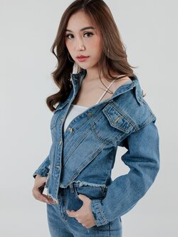 เสื้อแจ๊กเก็ตยีนส์ สำหรับผู้หญิง