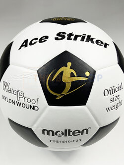 (ของแท้ 100%) ลูกฟุตบอล ฟุตบอล Molten F5S1510-F23 ลูกฟุตบอลหนังพีวีซี (PVC) หนังอัด ทนปูน มี มอก.