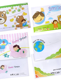 ซองกระดุม A4 แนวนอน ลาย FSDW