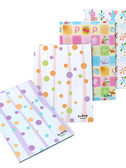 แฟ้มแคตตาล็อก A4 20 ช่อง ปกลายกราฟิก