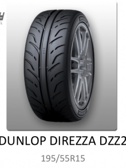 DUNLOP DIREZZA DZZ2 195/55R15