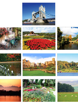 Scenery Paper Posters