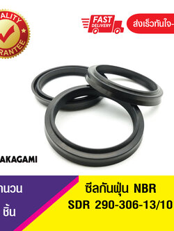 SDR 290-306-13/10ซีลกันฝุ่น ซีลกวาดฝุ่น ซีลรูดฝุ่น(NBR) Wiper SEAL ( 1ชิ้น)